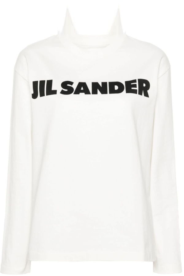Jil Sander Logo T-Shirt - White