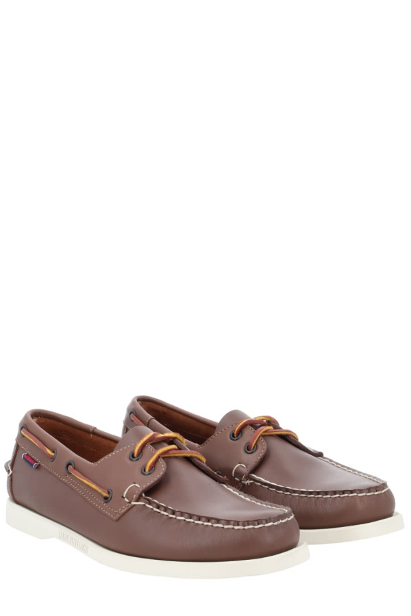 Sebago Docksides Portland Boat Shoes - Brown