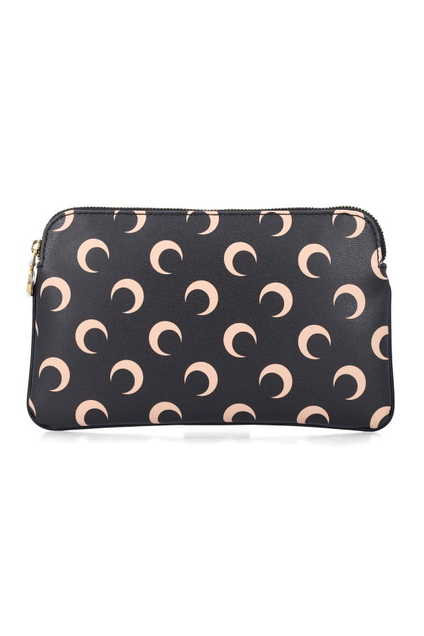 MARINE SERRE Moon Small Pouch - Black Tan Moon