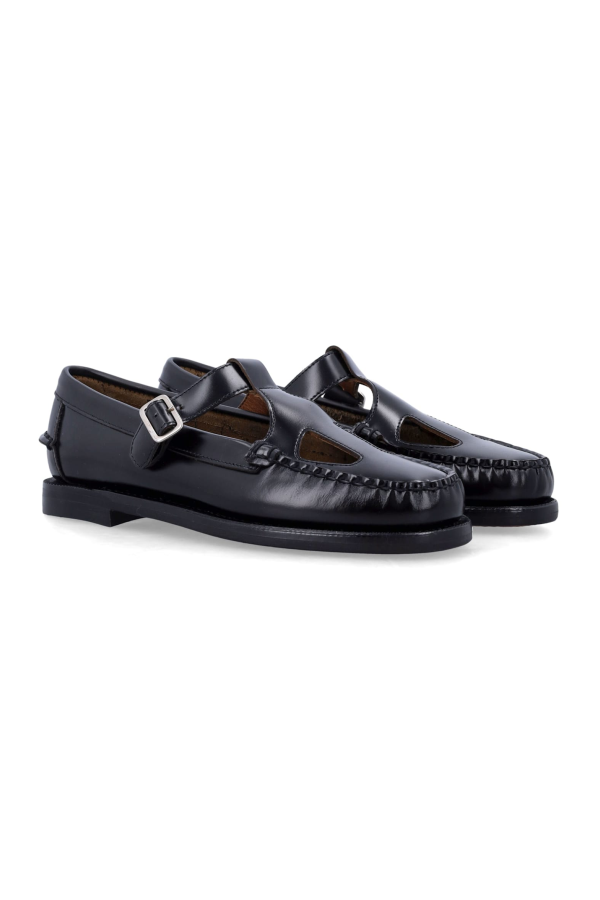 Sebago Angelina Tale Moccasins - Black