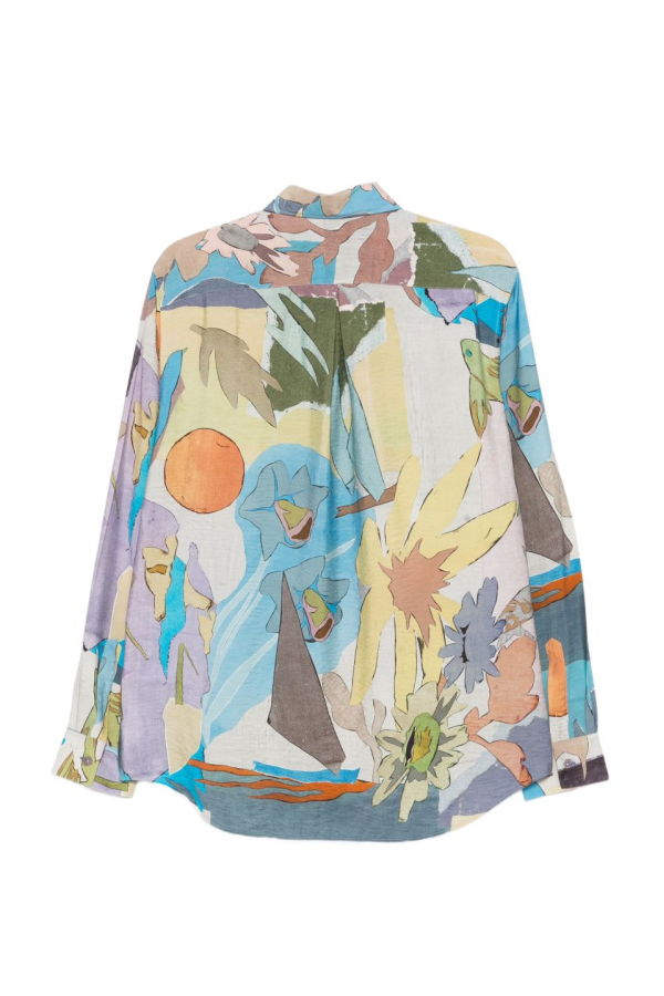 PAUL SMITH Printed Shirt - Blue/Multicolour