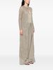 Fabiana Filippi Tie-Detail Long Cardigan - Khaki Green - Thumbnail 5