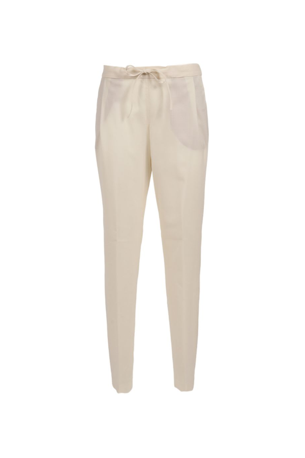 Fabiana Filippi Wool Blend Trousers - White
