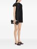 MM6 Maison Margiela Hooded Mini Dress - Black - Thumbnail 5