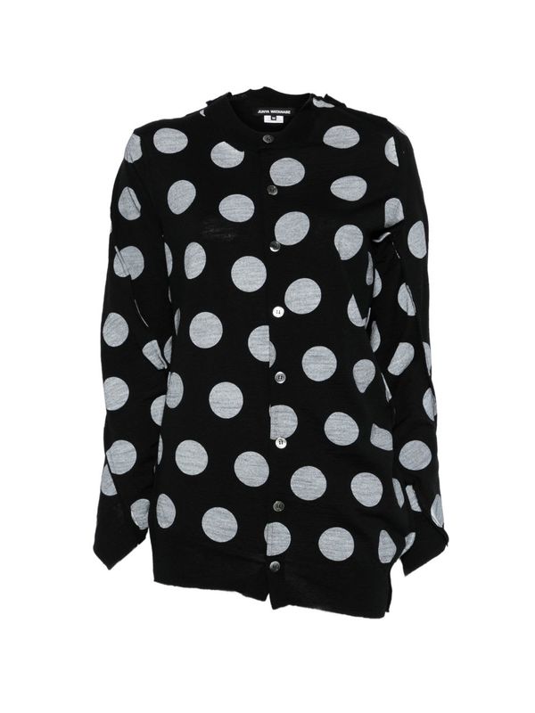 JUNYA WATANABE Dotted Wool Sweater - Black
