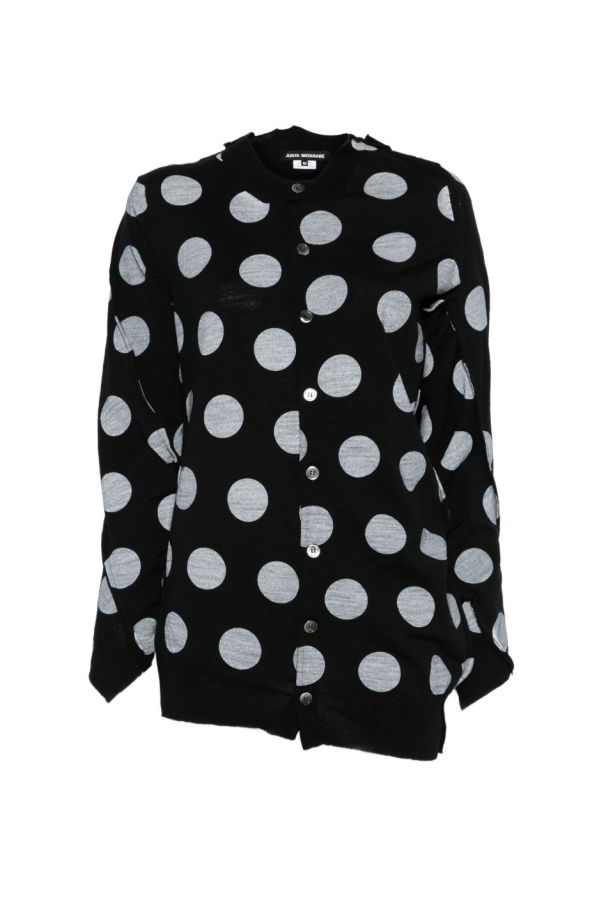 JUNYA WATANABE Dotted Wool Sweater - Black
