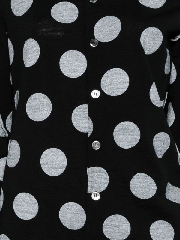 JUNYA WATANABE Dotted Wool Sweater - Black