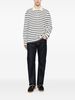 JUNYA WATANABE Striped Cotton Polo Shirt - Thumbnail 3