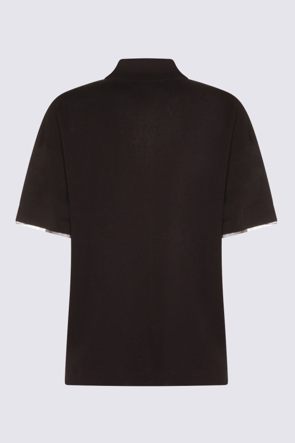 Fabiana Filippi Viscose Polo Shirt - Navy