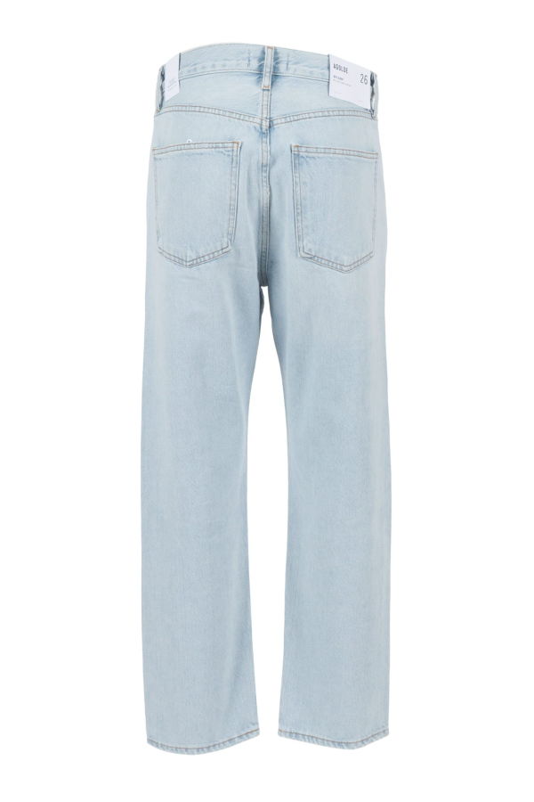 AGOLDE 90s Crop Mid Rise Loose Str Jeans - Blue