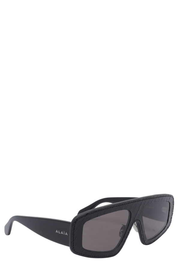 Alaia Logo Sunglasses - Black
