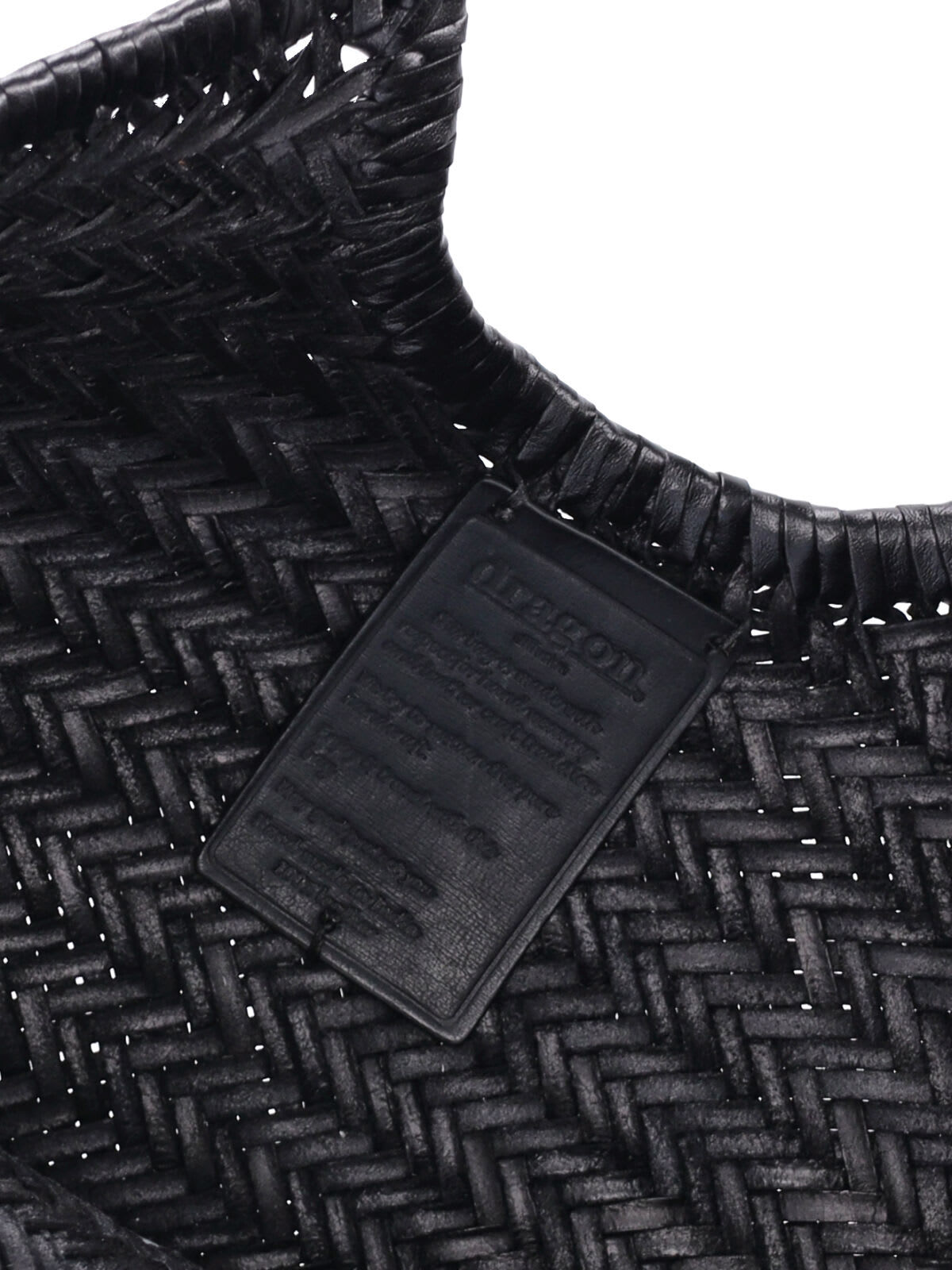 Dragon Diffusion Large Woven Leather Tote Bag - Black | Garmentory