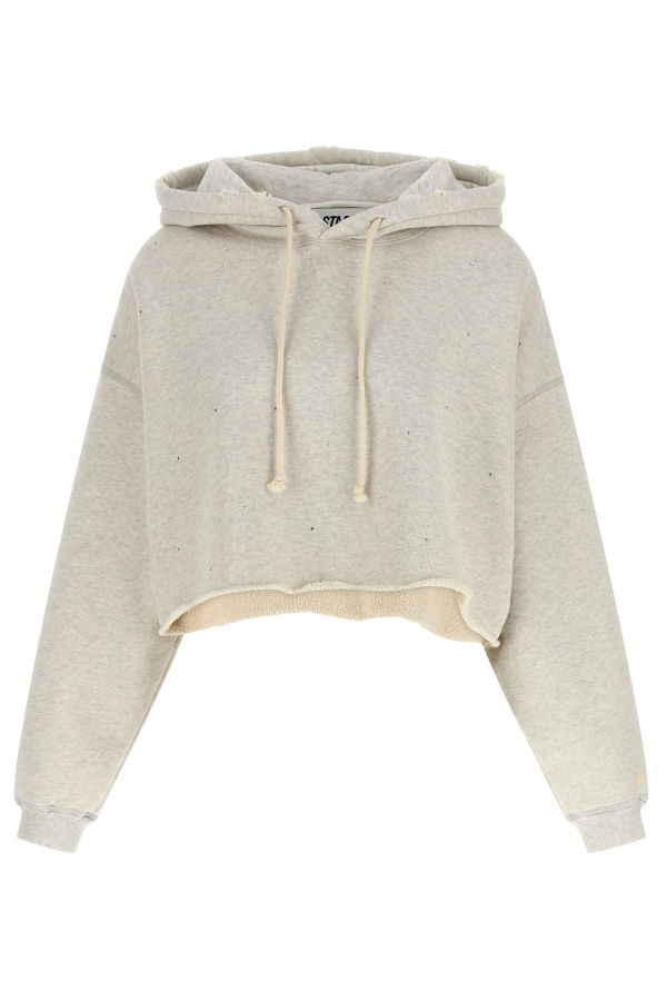 Golden Goose Crystal Hoodie - Gray