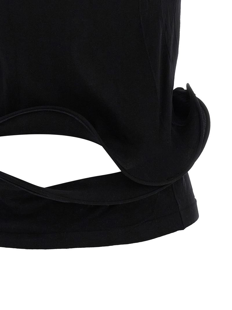 JUNYA WATANABE Sculptural Background T-Shirt - Black