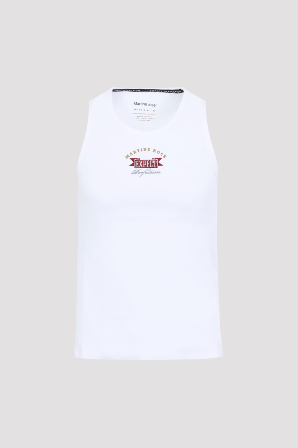 Martine Rose Cotton Vest - White