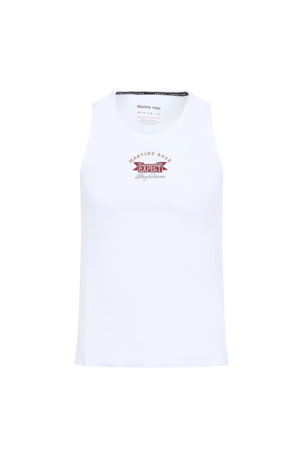 Martine Rose Cotton Vest - White
