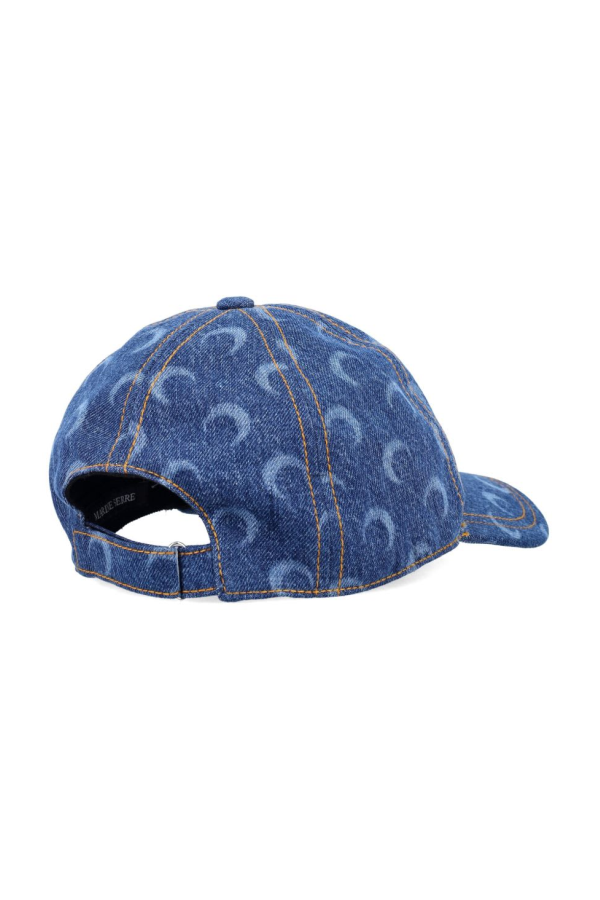 MARINE SERRE Moon Baseball Cap - Clear Blue