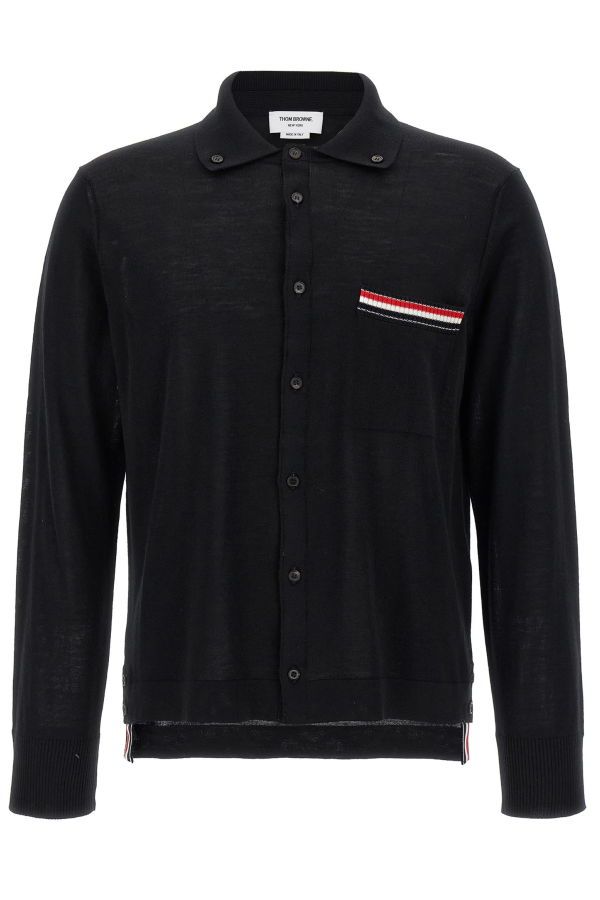 Thom Browne Button Down Cardigan - Black
