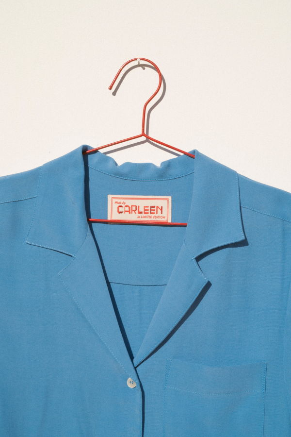 Carleen Nancy Button-Waist Shirt