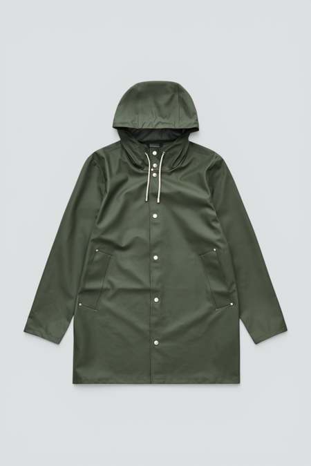 STUTTERHEIM STOCKHOLM LONG RAINCOAT - GREEN | Garmentory