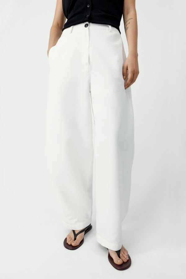 Cordera Cotton & Linen Curved Pants