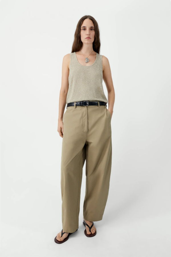 Cordera Linen & Cotton Flecked Tank Top