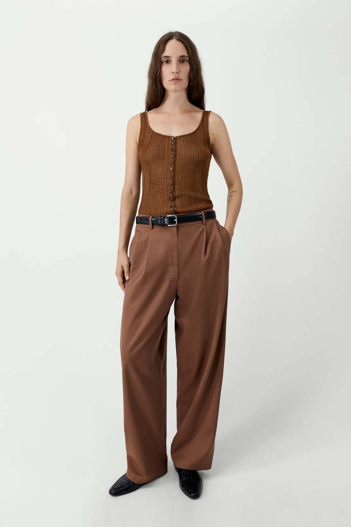 Cordera Tailored Masculine Pants - Image 2 of 5