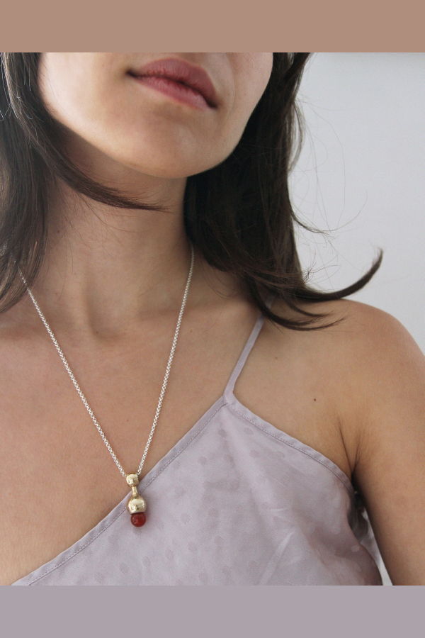 Tiro Tiro Henri Necklace - Carnelian