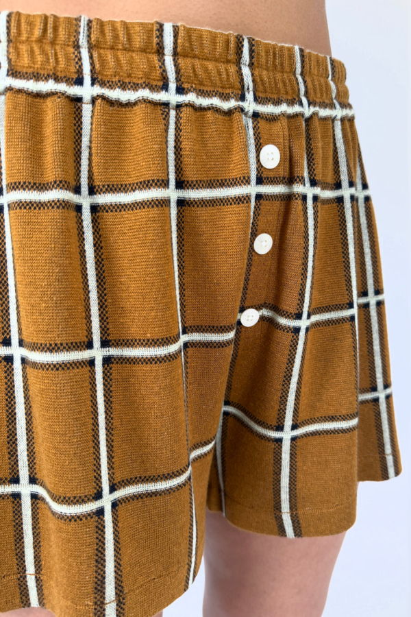 Guest in Residence Picnic Plaid Short