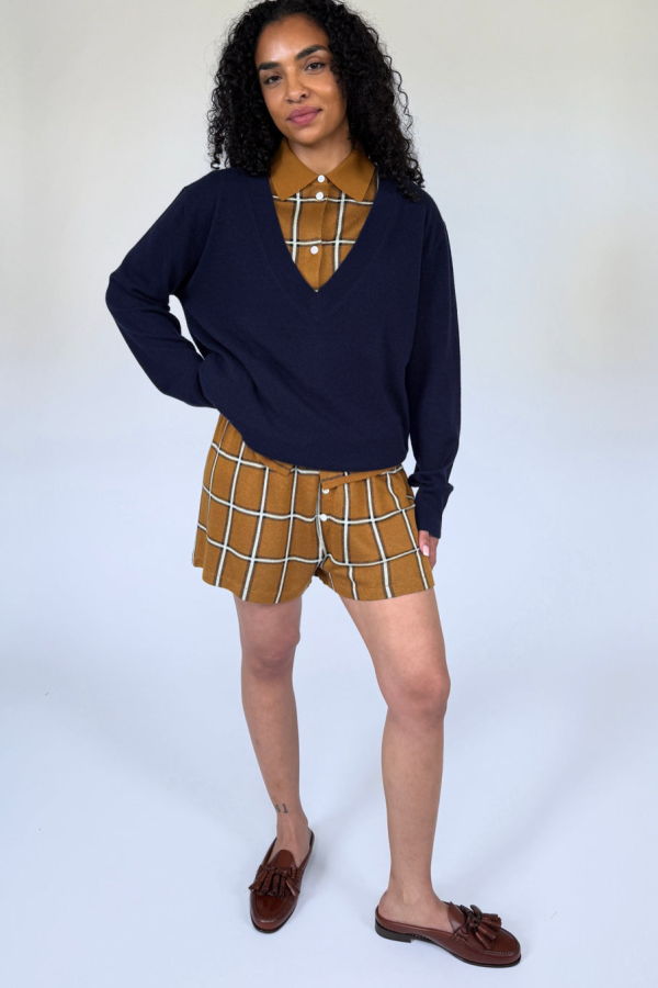 Guest in Residence Picnic Plaid Short