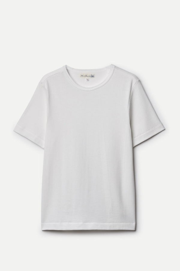 Merz b. Schwanen 2M15C Cropped Vintage Machine Refined Classic Fit T-Shirt