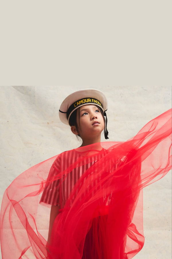 KIDS Little Creative Factory Child Tulle Dress - Red