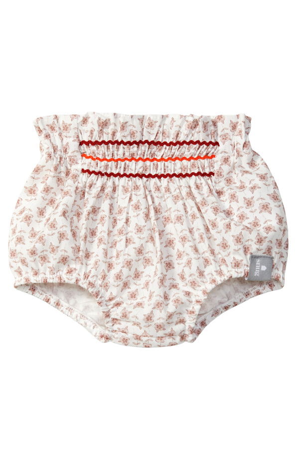 KIDS Snug Baby Bloomers Old Rose Pink Floral Print