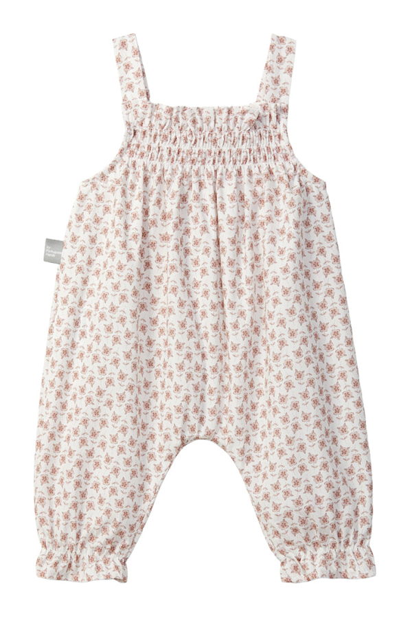 KIDS Snug Baby Floral Print Jumpsuit - Pink