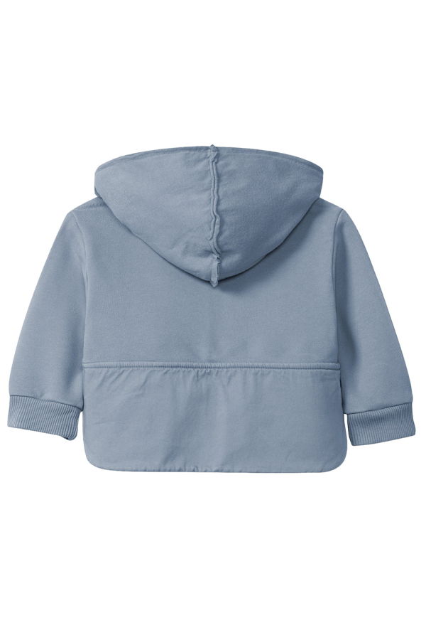 KIDS Snug Plush Hooded Jacket - Indigo Blue