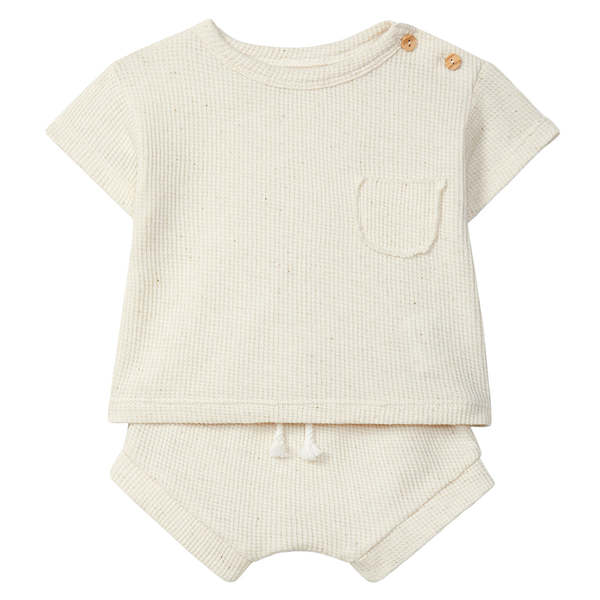 KIDS Snug Baby Two Piece Set - Cream