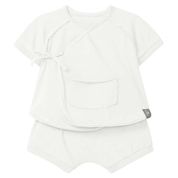 Snug Baby Two Piece Set - White