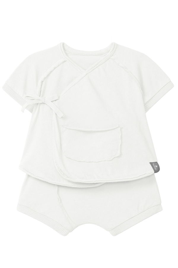 Snug Baby Two Piece Set - White