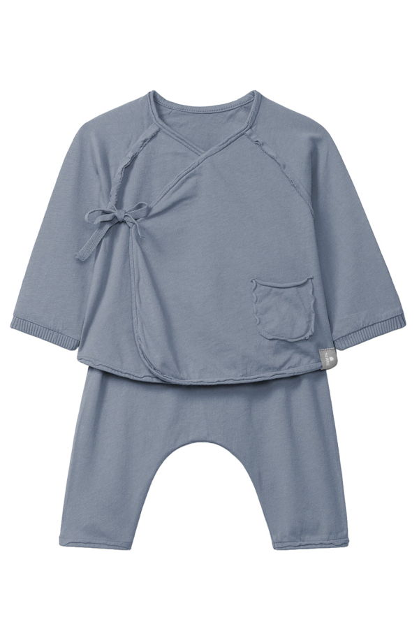 KIDS Snug Baby Two Piece Wrap Set - Blue