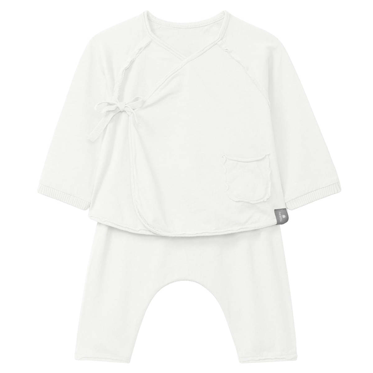 KIDS Snug Two Piece Wrap Set - White - Image 1 of 1