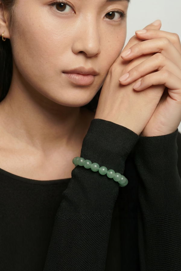 seree Manifest Collection Luck Beaded Bracelet - Green