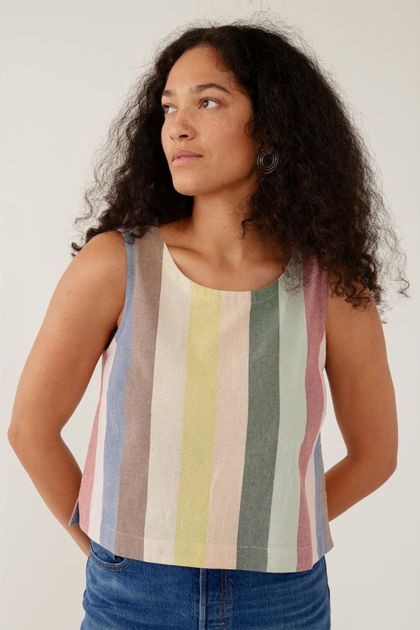 Mata Traders Neko Tank - Vintage Rainbow