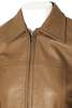 (Unattributed) 1990s Leather Jacket, Camel Dyed, Waist-Shaped Panels, Structured Collar - Thumbnail 2