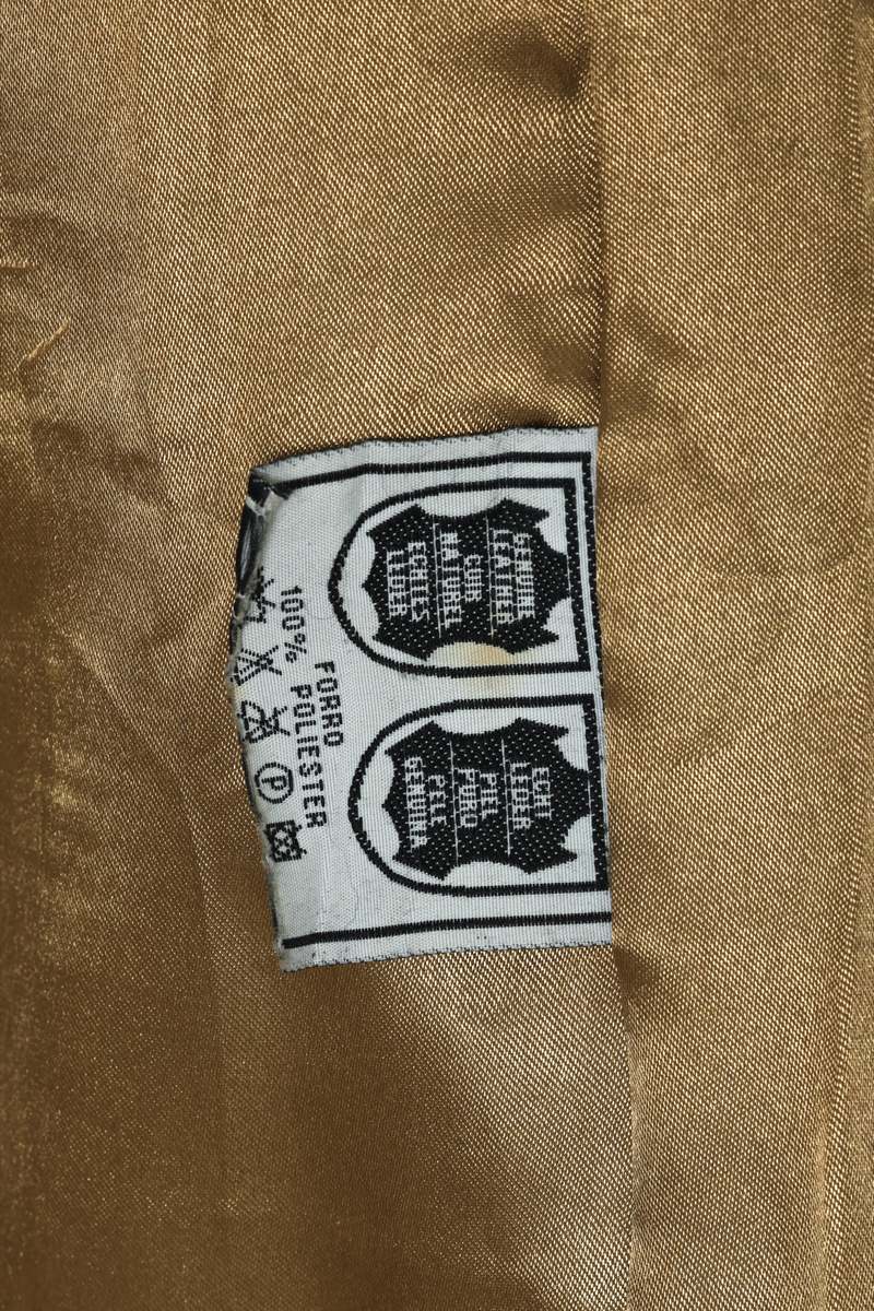 Francisco Cruz Patro (Portugal) 19902000, Leather Coat, Mid-Length, Structured Seaming, Waist-Shaped Panels