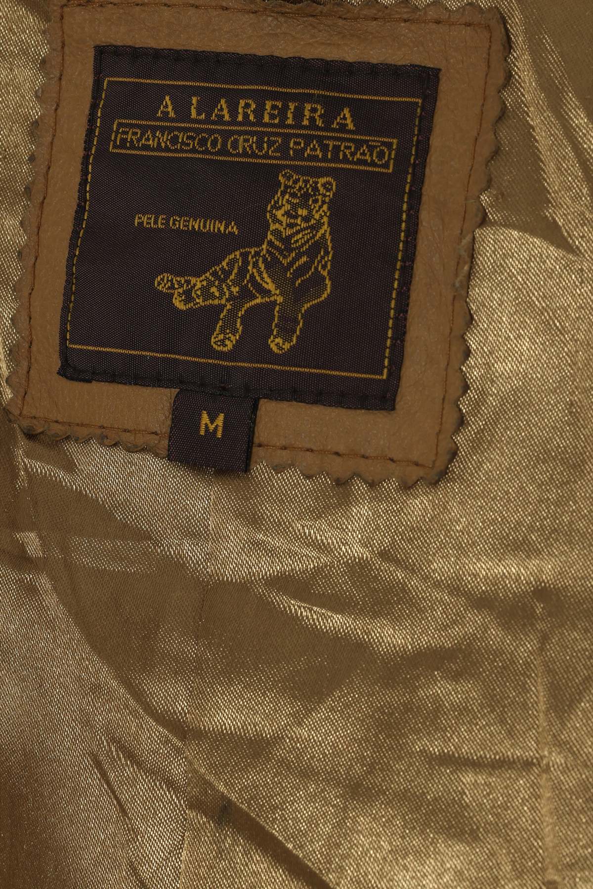 Francisco Cruz Patrão (Portugal) 1990–2000, Leather Coat, Mid-Length, Structured Seaming, Waist-Shaped Panels - Image 5 of 5