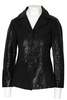 (Unattributed) 1995–2005, Black Leather Blazer, Structured Seaming, Tailored Silhouette - Thumbnail 1