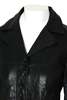 (Unattributed) 1995–2005, Black Leather Blazer, Structured Seaming, Tailored Silhouette - Thumbnail 3