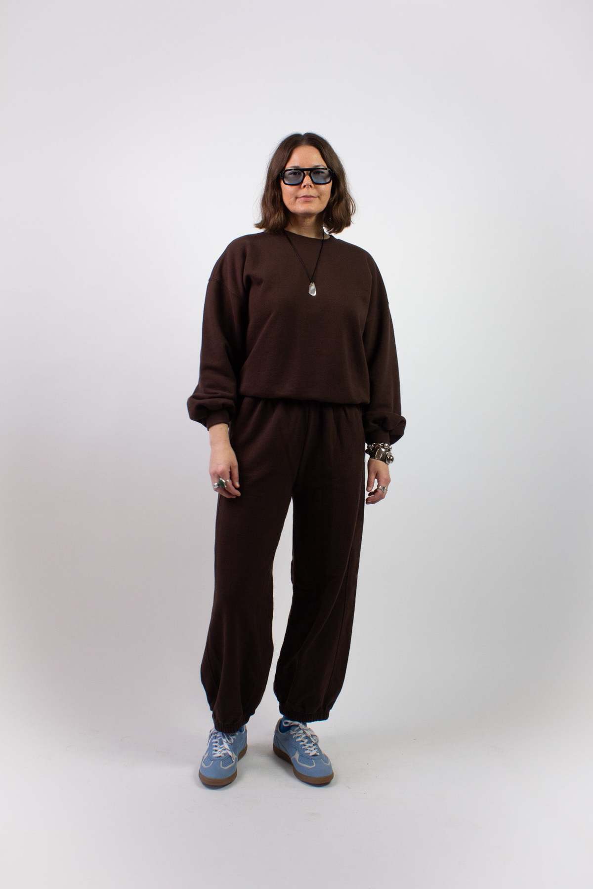 Le Bon Shoppe French Terry Core Sweatshirt - Cocoa Bean - Image 1 of 5