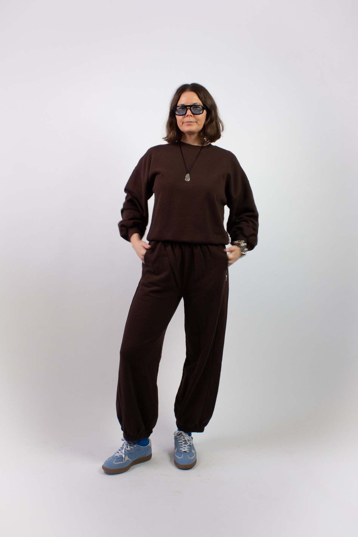 Le Bon Shoppe French Terry Core Sweatshirt - Cocoa Bean - Image 3 of 5