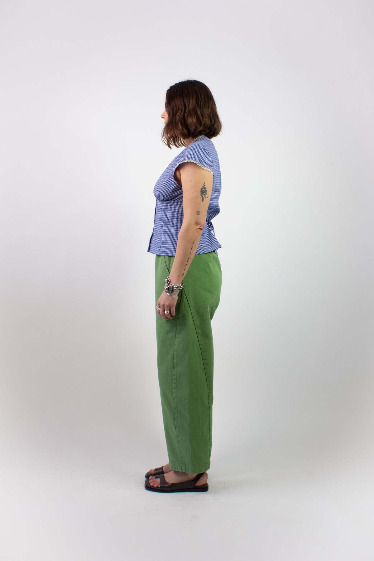 A Bronze Age Gia Top - Ocean Gingham - Image 4 of 7